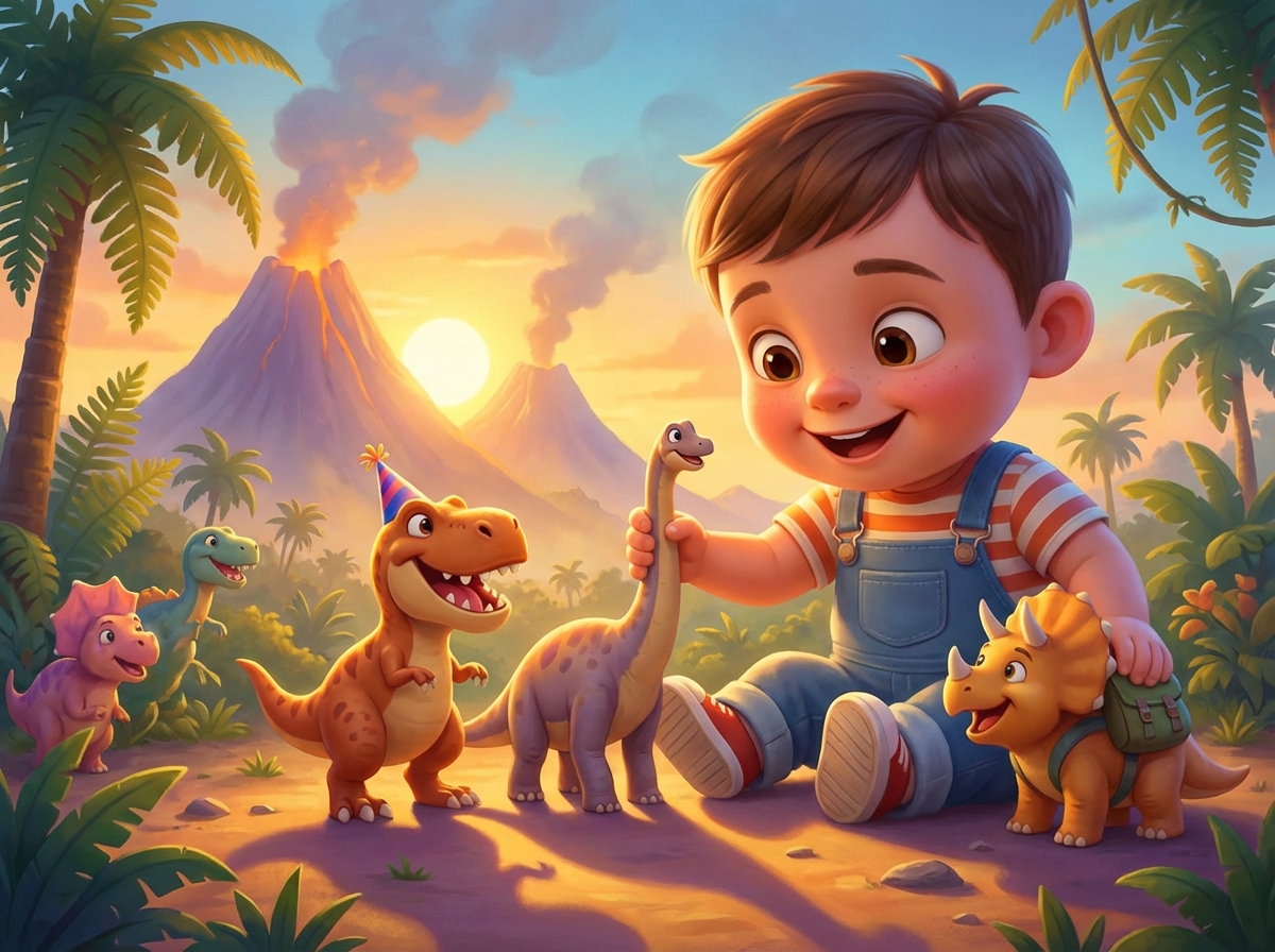 Dinosaurs in Pixar 3D